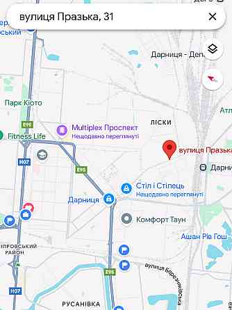 Продаж Квартира 1-кімнатна, 4/5 поверх на Празька, 31 Київ