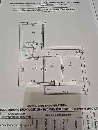 Продаж Квартира 3-кімнатна, 10/10 поверх на Тролейбусна, 32 Угринів