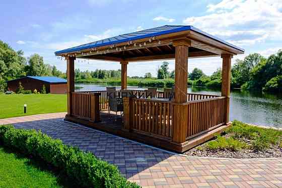 Сдается в аренду дом с Бассейном 500 м2 7 спален с выходом на Днепр Р#8209;н. Вишенки, Садовая (Осокорки), Киев 