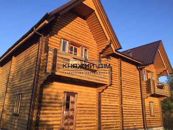 Продам дом сруб 250 м2 без ремонта 10 соток с. Старые Безрадычи Обуховский р-н 