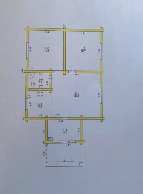 Продаж 1-поверховий Будинок з ділянкою 17 сот 120 кв.м 4 кімн. на село Песчанка Дніпро - фото 7