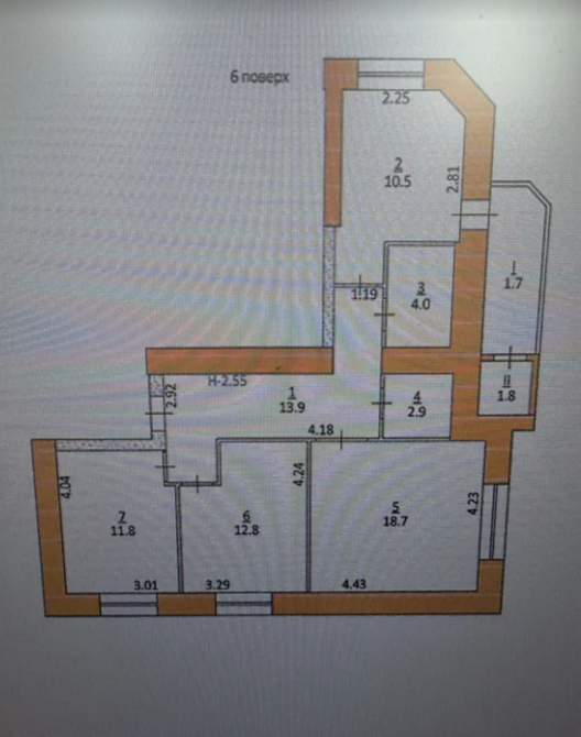 Продаж 3к квартири 78.1 кв. м на вул. Тролейбусна Тернопіль - фото 10