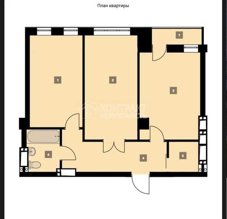 Продаж Квартира 2-кімнатна, 3/12 поверх на вул. Сокольницька Харків - фото 3