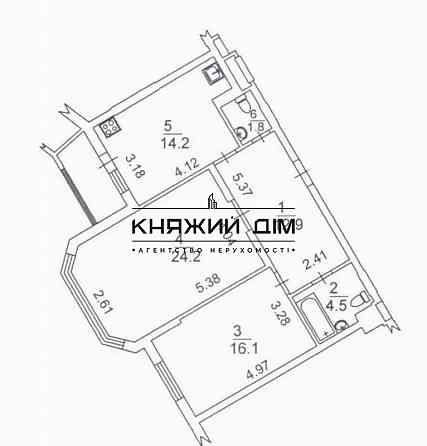 Продажа 2х ком. квартиры м. Осокорки Код Объекта № 21137344 Київ