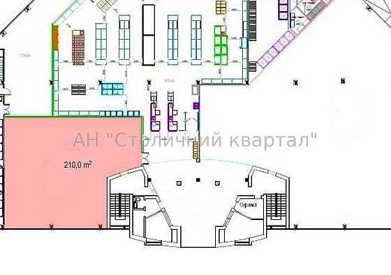Оренда торгове приміщення на Гетьмана Вадима вул., 46Б поверх - 1/2 Київ