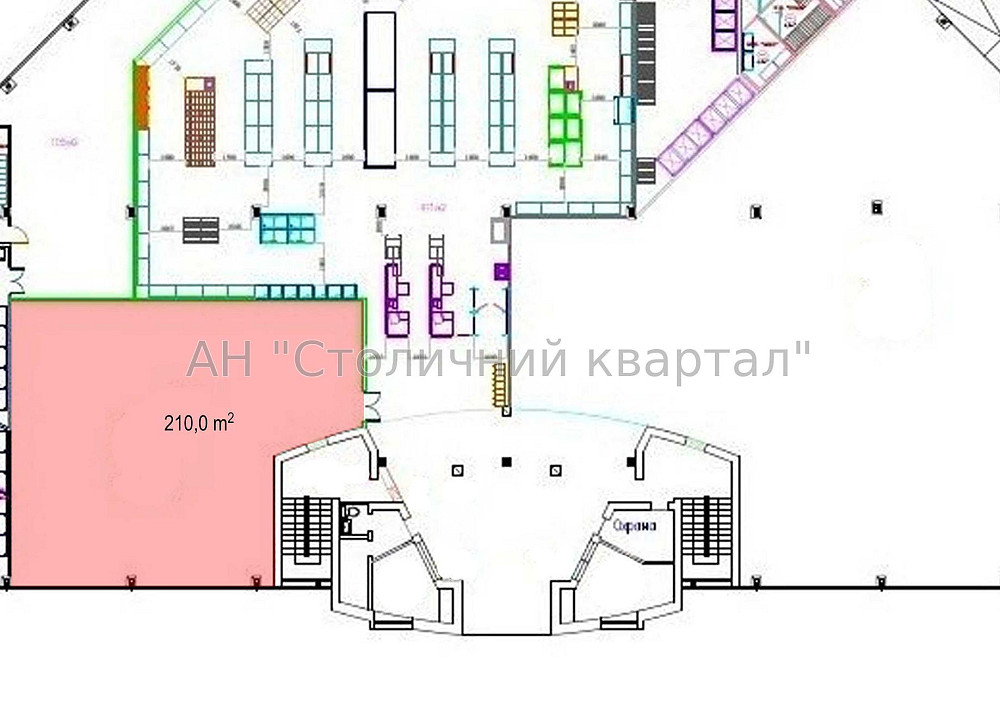 Оренда торгове приміщення на Гетьмана Вадима вул., 46Б поверх - 1/2 Київ - фото 2