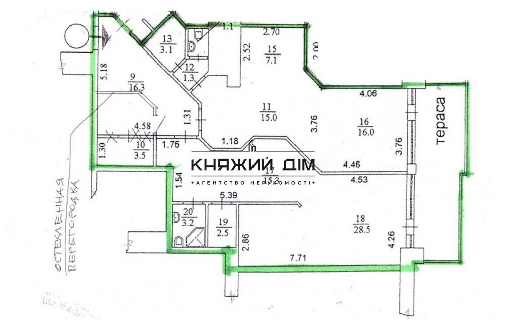 Оренда офісне приміщення на вул. Велика Васильківська поверх - 24/30 Київ - фото 15