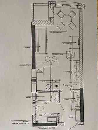Продаж Квартира 1-кімнатна, 23/25 поверх на Каховская, 62а Київ