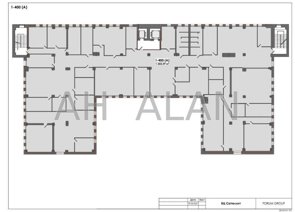 Оренда офісне приміщення на Героїв Космосу вул., 4 приміщень - 1, поверх - 8/9 Київ - фото 13