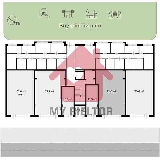 Продаж приміщення вільного призначення на Легоцького поверх - 1 Uzhhorod