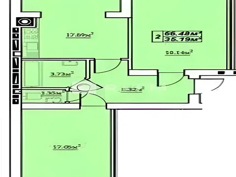 Продаж 2к Квартира 66.48 кв.м Карпенка-Карого вулиця 7А Луцьк - фото 5
