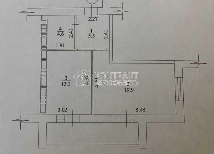 Продаж Квартира 1-кімнатна, 4/16 поверх на вул. Рогатинська Левада Харьков - изображение 19