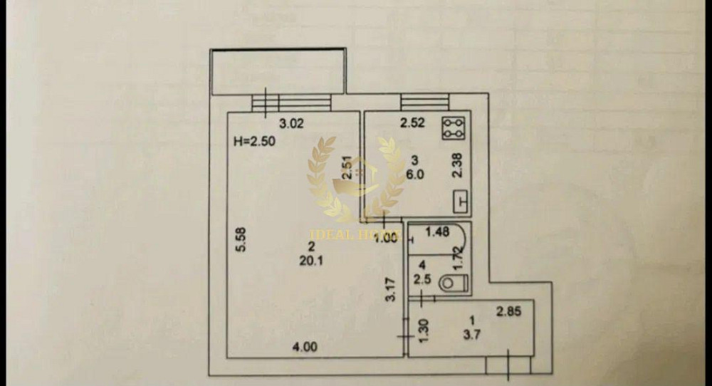 Продаж Квартира 1-кімнатна, 2/5 поверх на Заболотного Академика ул., 156/1 Київ - фото 2