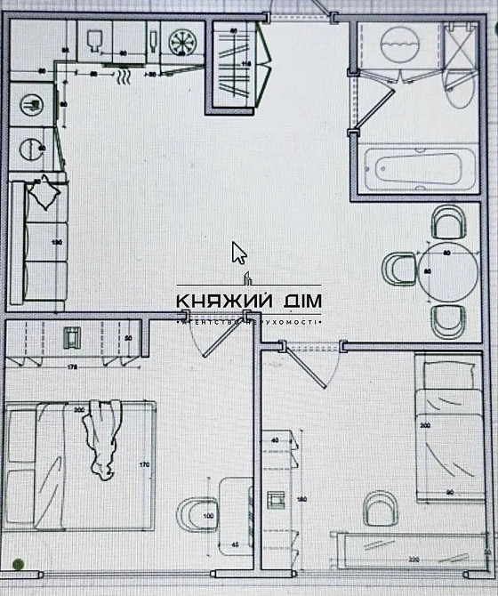 Продаж роздільної 2-х к. квартири в ЖК Варшавський 2. № 21146535 Київ - фото 11