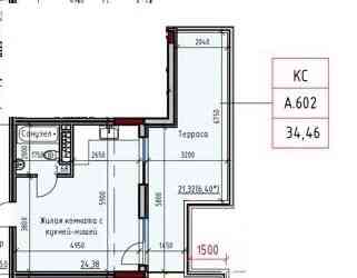 Студия с большой террасой на Дачной Одеса