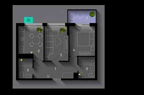 Продаж Квартира 2-кімнатна, 10/12 поверх на вул. Ленкавського Івано-Франківськ