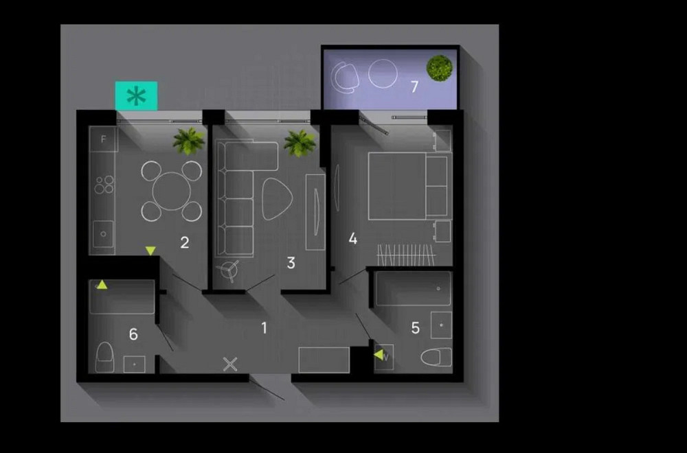 Продаж Квартира 2-кімнатна, 10/12 поверх на вул. Ленкавського Івано-Франківськ - фото 2