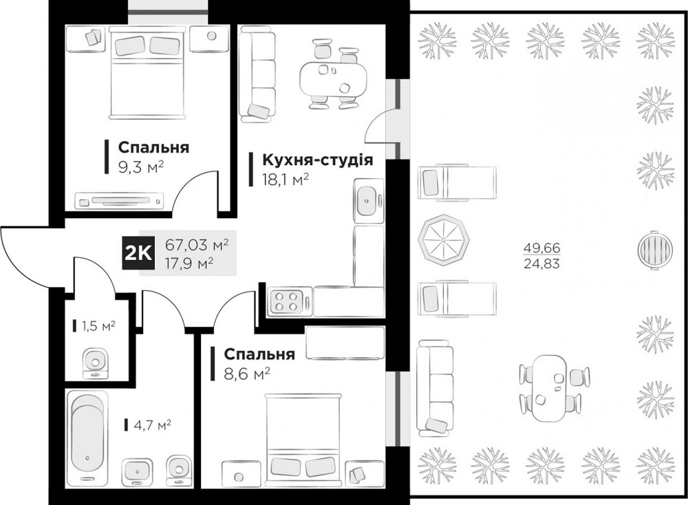 Продаж Квартира на улица Пимоненка Миколи 14А Львов - изображение 8