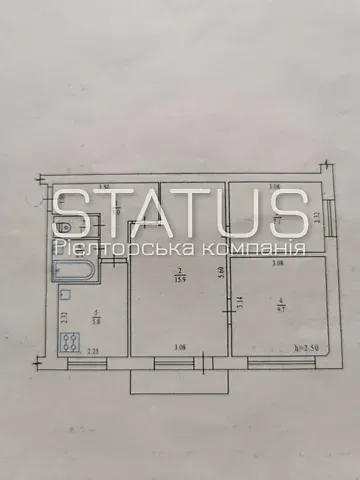 Продаж 3к Квартира 47.4 кв.м Мазепи Івана вулиця 23 Полтава - фото 10