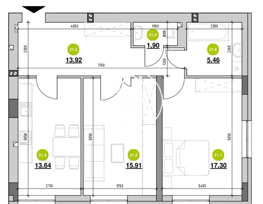 Продаж 2к Квартира 68 кв.м Рудненська вул., 8 Львів - фото 9
