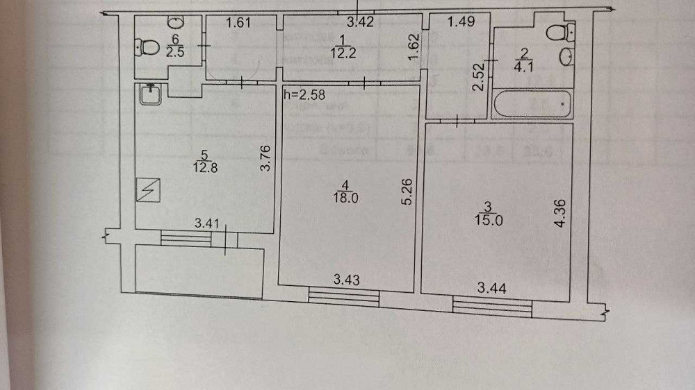 Продаж Квартира 2-кімнатна, 2/25 поверх на Моторний вул., д. 11А Київ - фото 10