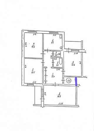 Продаж 4к Квартира 85 кв.м Польський бульвар Zhytomyr
