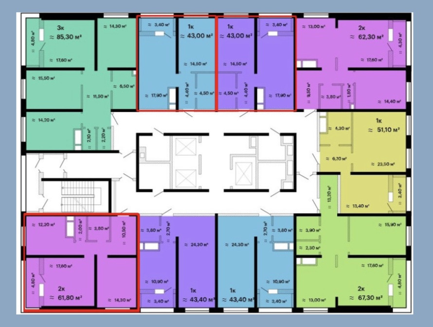 Продаж Квартира 2-кімнатна на ул. Жаботинского, 54а Одеса - фото 13