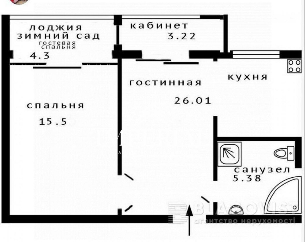 Продаж Квартира 2-кімнатна, 3/9 поверх на вул. Ентузіастів Київ - фото 11