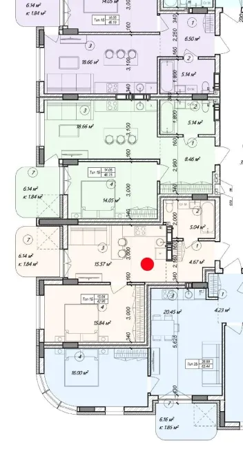 Продаж 1к Квартира 43 кв.м Курортна 45 Ужгород - фото 12