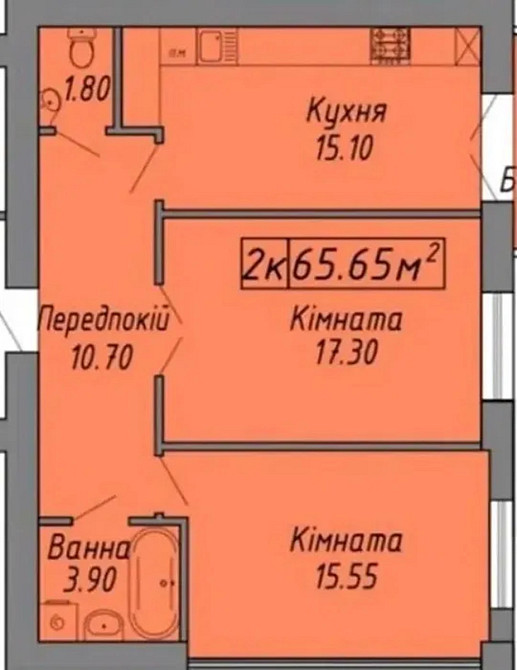 Продаж Квартира 2-кімнатна, 10/10 поверх на вул. Бандери С. Ивано-Франковск - изображение 6