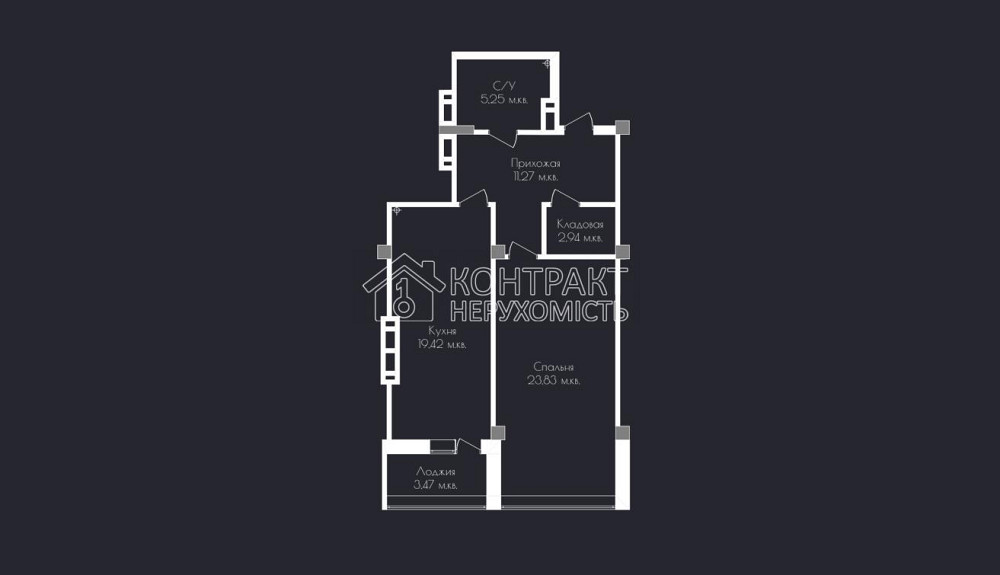 Продаж Квартира 1-кімнатна, 17/17 поверх на вул. Валентиновская Харків - фото 2