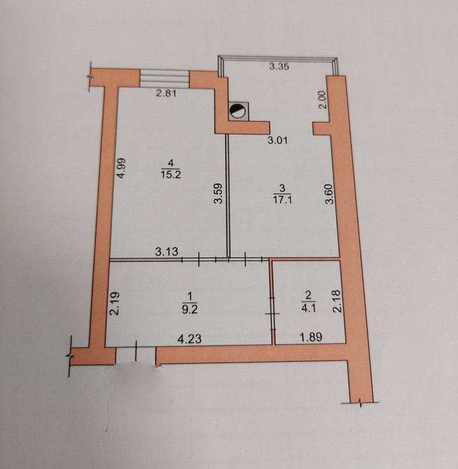 Продаж 1к Квартира 46 кв.м Домбровського Zhytomyr - photo 1