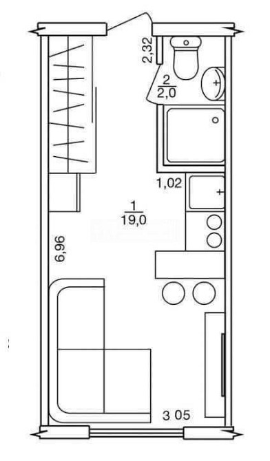 Продаж Квартира 1-кімнатна, 5/9 поверх на вул. Авіахімічна Kharkiv - photo 4