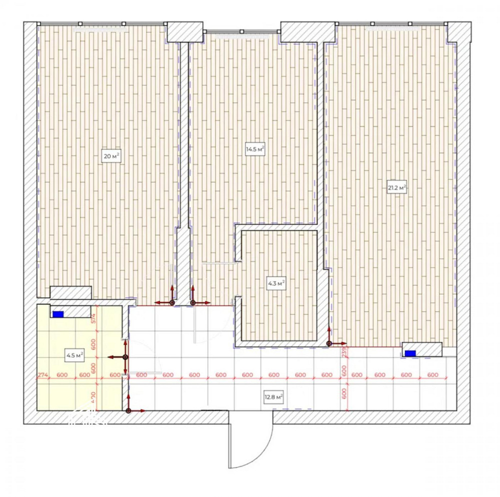 Продаж Квартира 3-кімнатна, 9/11 поверх на Глибочицька вул. вул., д. 13-6 Киев - изображение 19