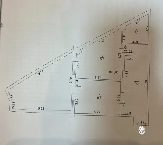 Продаж 2к Квартира 85 кв.м Фонтанська дорога, 124 Одеса