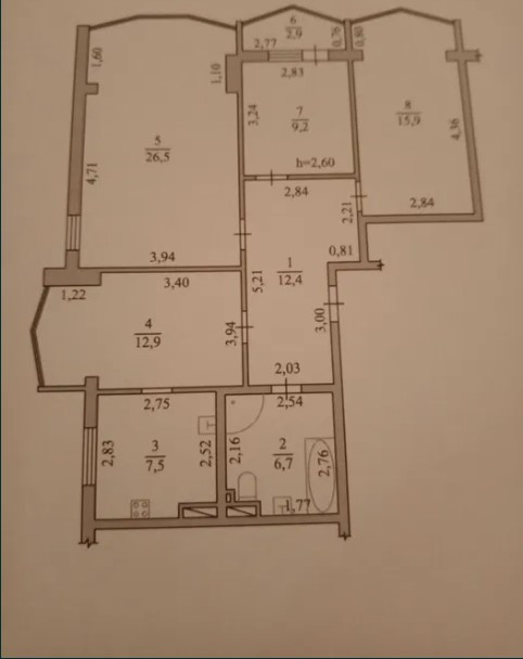 Продам 4х комнатную квартиру (в сотовом проекте) по ул.  Вильямса Одеса - фото 7