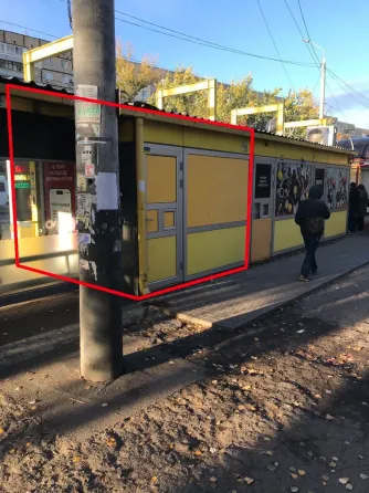 Сдаётся МАФ (малая архитектурная форма) площадь 8 кв.м  Днепр пр. Героїв 37 Днепр