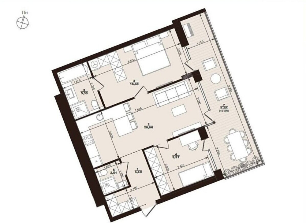 Продаж Квартира 2-кімнатна, 5/8 поверх на вул. Пасічна Львов - изображение 12