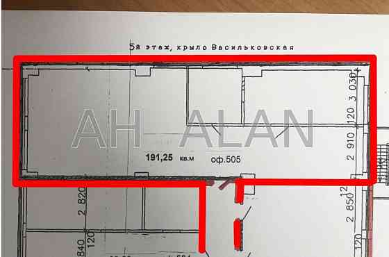 Оренда офісне приміщення на Васильківська вул., 14 поверх - 5/7 Київ