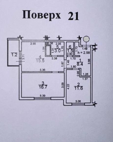 Продам 2-кімнатну квартиру з видом на море ЖК "59 Перлина" (вул.Сахарова) Крижанівка (Комінтернівський район) - фото 16