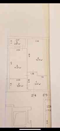 Продаж Квартира 1-кімнатна, 17/25 поверх на Світла, 3д Київ