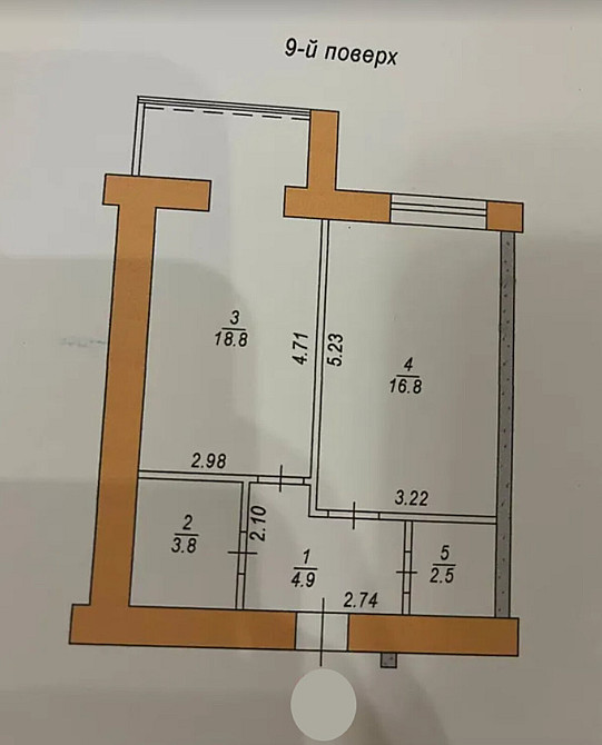 Продаж 1к квартири 46.8 кв. м на вул. Текстильна Тернопіль - фото 5