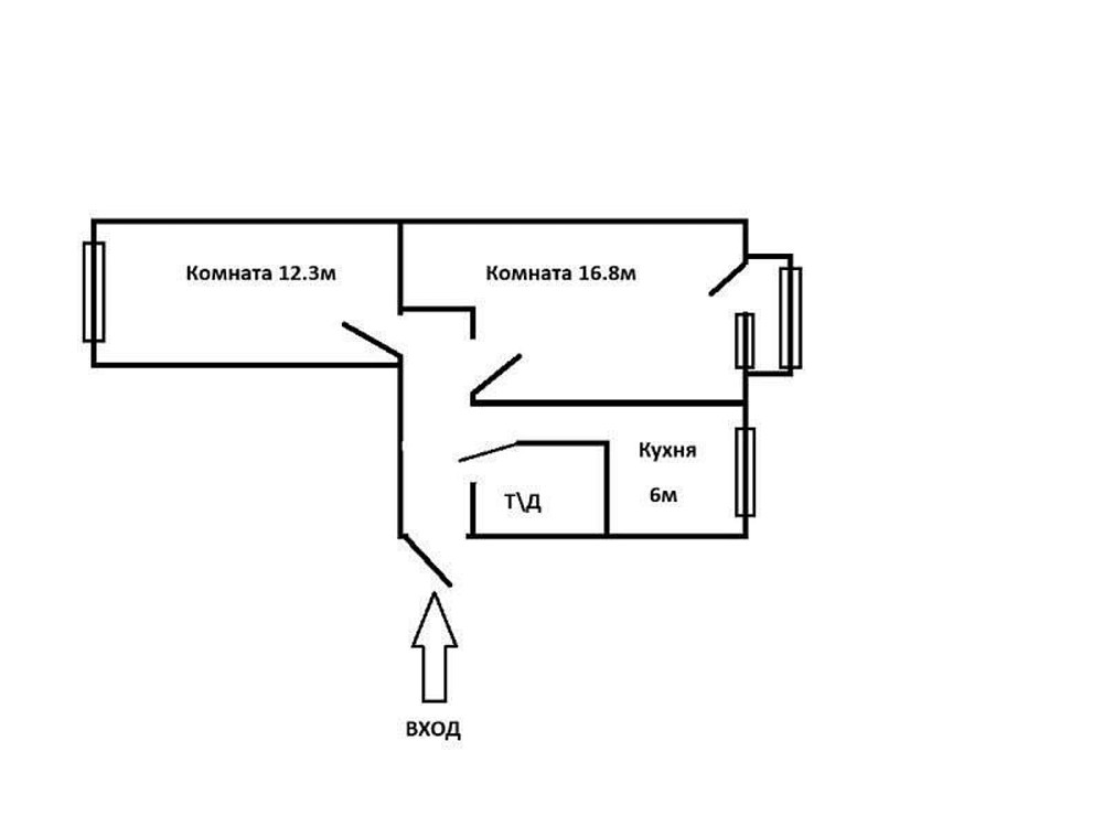 Продаж Квартира 2-кімнатна, 1/5 поверх на Небесной Сотни проспект, 23 Одеса - фото 9