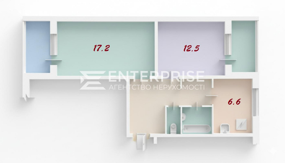 Продаж 2к квартири 59.1 кв. м Київ - фото 1