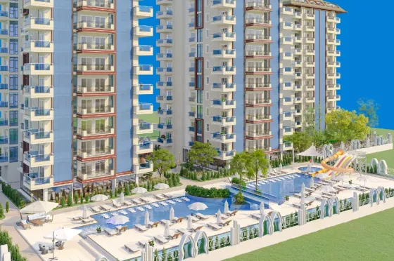 Квартира за кордоном 46 кв.м 2 кімн. 2-й поверх м. Аланія, на Blu V Аланія