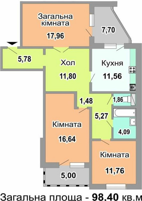 Оренда Квартира 3-кімнатна, 9/25 поверх на ул. Урловская, 38 Kiev - photo 2