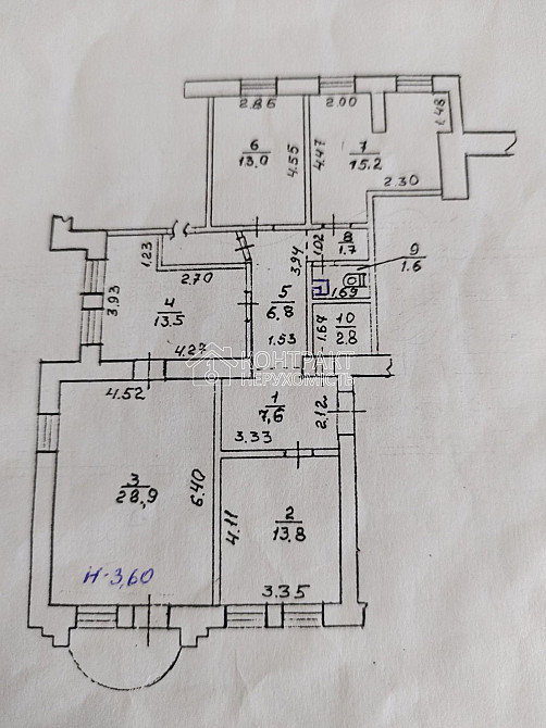 Продаж офісне приміщення на вул. Слюсарний приміщень - 5, поверх - 4/4 Харків - фото 15