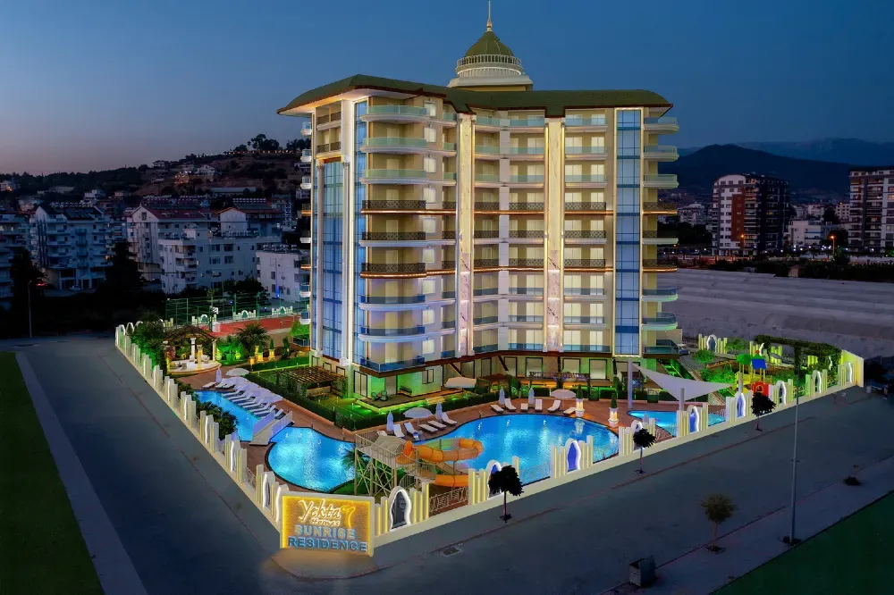 Квартира за кордоном 55 кв.м 1 кімн. 2-й поверх м. Газіпаша, на Sunrıse Газіпаша - фото 2