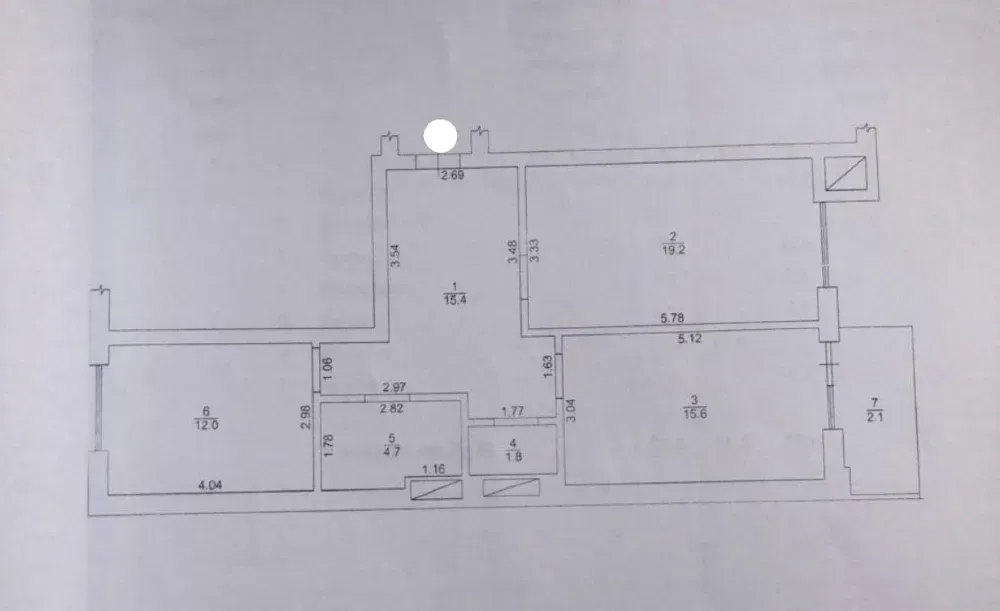 Продаж 2к Квартира 71 кв.м Слов'янська набережна 21Б Ужгород - фото 18