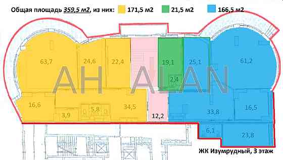 Оренда офісне приміщення на Генерала Шаповала вул., 2Б приміщень - 6, поверх - 3/3 Київ